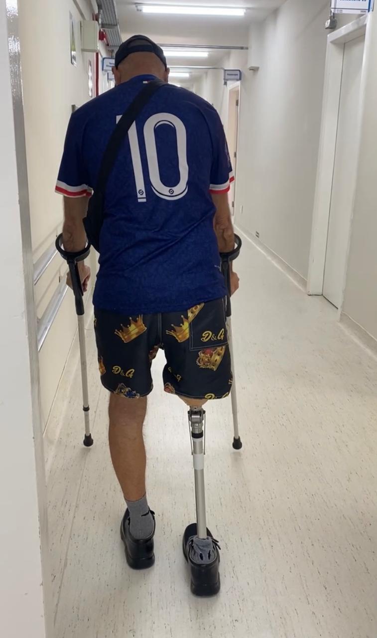 paciente no centro de reabilitacao do HRJP Foto Tatyana D Agosto 2