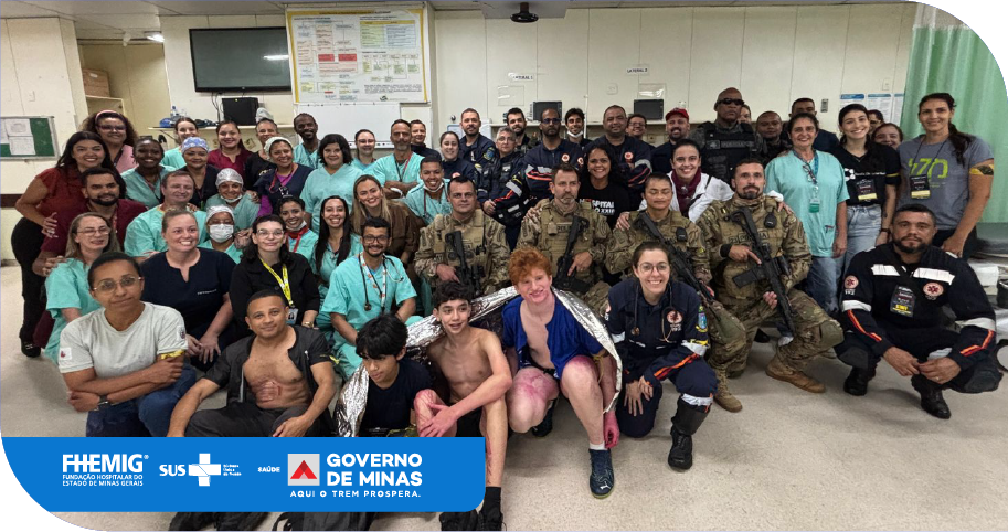 Hospital João XXIII mostra preparo para grandes emergências em simulado de resposta integrada