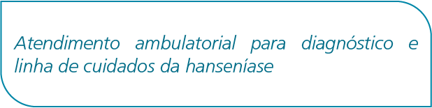 Atendimento ambulatorial para diagnóstico e linha de cuidados da hanseníase